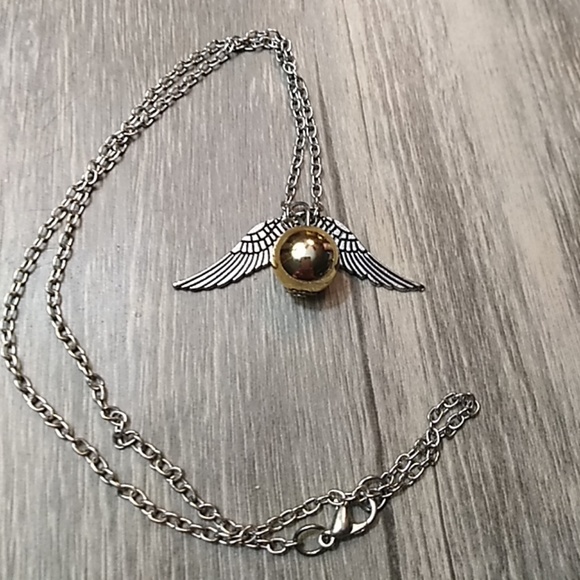  2 for $15 Harry potter golden snitch necklace - Picture 2 of 2